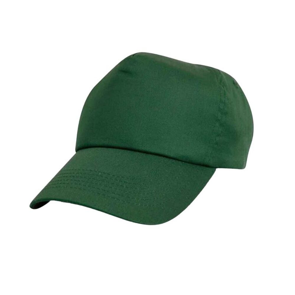 Result Headwear Unisex Adult Cotton Baseball Cap / Bottle Green